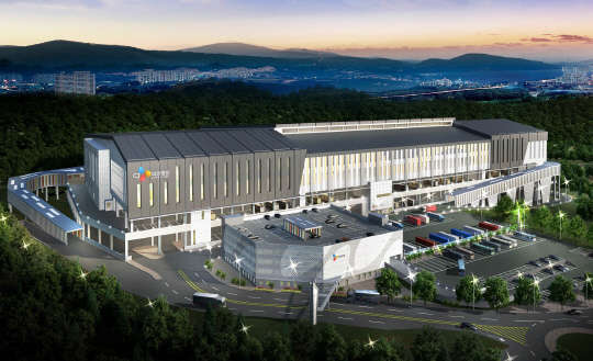 CJ대한통운 경기도 광주 택배터미널 조감도.  CJ대한통운 제공